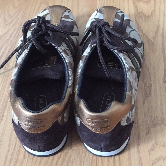 Coach Katelyn Sneakers Brown Signature C Print - Picture 3 of 6